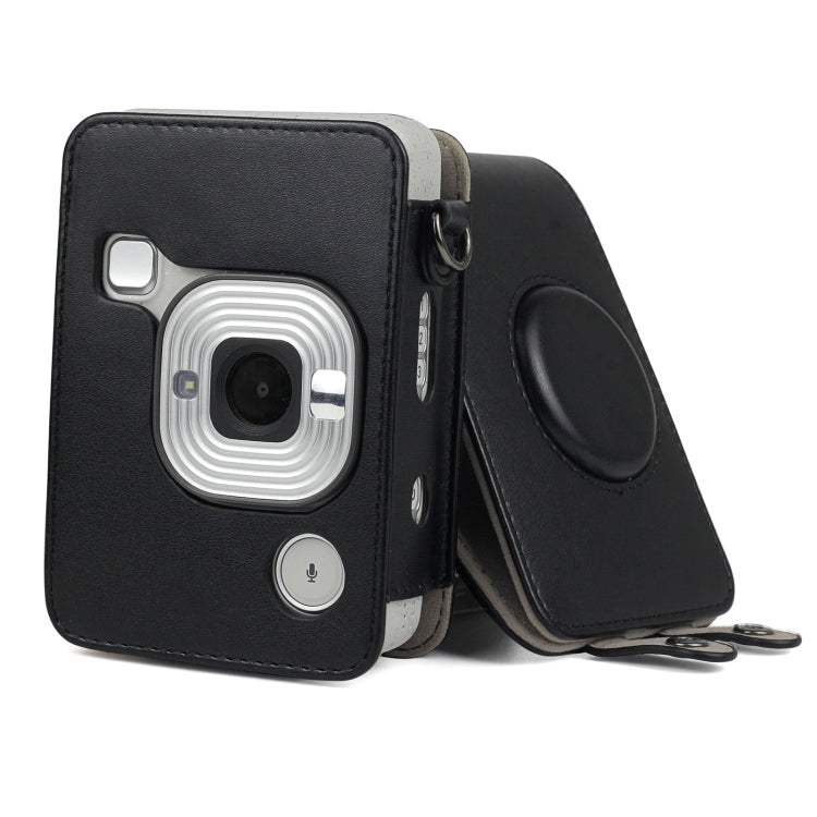 FUJIFILM instax mini Liplay 復古全身相機 PU 皮革包附背帶，適用於 FUJIFILM instax mini Liplay