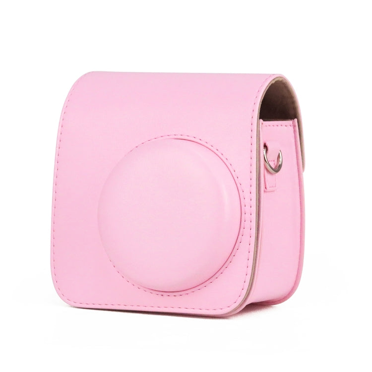 FUJIFILM instax mini 7+ 復古全身 PU 皮革相機包附背帶，適用於 FUJIFILM instax mini 7+
