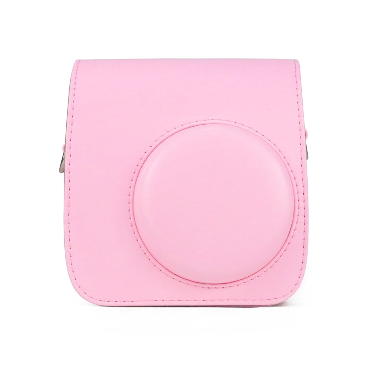 FUJIFILM instax mini 7+ 復古全身 PU 皮革相機包附背帶，適用於 FUJIFILM instax mini 7+