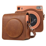 FUJIFILM instax Square SQ1 全身 PU 皮革相機包附背帶