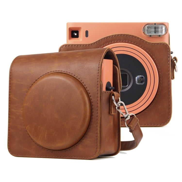 FUJIFILM instax Square SQ1 全身 PU 皮革相機包附背帶