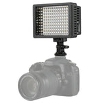 HD-160 白光 LED 攝影燈，適用於 Canon、Nikon DSLR 相機，附 3 片濾光片，HD-160