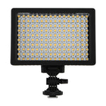 HD-160 白光 LED 攝影燈，適用於 Canon、Nikon DSLR 相機，附 3 片濾光片，HD-160