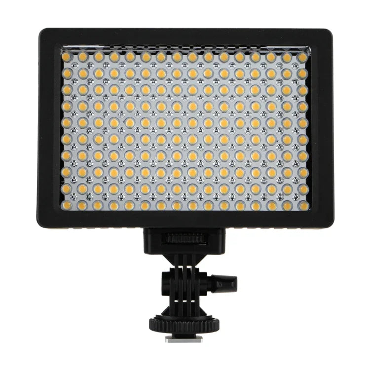 HD-160 白光 LED 攝影燈，適用於 Canon、Nikon DSLR 相機，附 3 片濾光片，HD-160