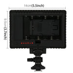 HD-160 白光 LED 攝影燈，適用於 Canon、Nikon DSLR 相機，附 3 片濾光片，HD-160