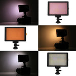 HD-160 白光 LED 攝影燈，適用於 Canon、Nikon DSLR 相機，附 3 片濾光片，HD-160