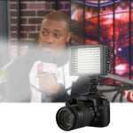 HD-160 白光 LED 攝影燈，適用於 Canon、Nikon DSLR 相機，附 3 片濾光片，HD-160