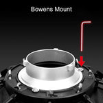 TRIOPO K2-55 55公分閃光燈八角拋物線柔光箱，Bowens 接口擴散罩，K2-55
