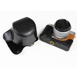 PU 皮革相機全包覆保護套，附背帶，適用於 FUJIFILM X-A7 / X-A20（15-55mm 鏡頭），適用於 FUJI X-A7