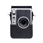 FUJIFILM instax mini Evo 直立式全身相機 PU 皮革保護套附背帶，適用 FUJIFILM instax mini Evo 直立式