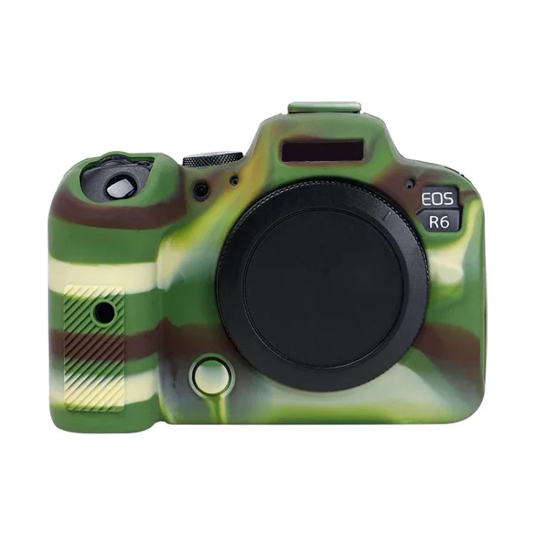適用 Canon EOS R6 荔枝紋軟矽膠保護殼, 適用 Canon EOS R6