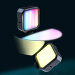 MJ88 口袋型 3000-7000K+RGB 全彩美顏補光燈，手持攝影直播 LED 燈，附遙控器，MJ88