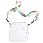 帶掛繩的保護透明殼，適用於FUJIFILM instax mini 9 / mini 8+ / mini 8，適用於FUJIFILM instax mini 9