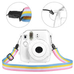 帶掛繩的保護透明殼，適用於FUJIFILM instax mini 9 / mini 8+ / mini 8，適用於FUJIFILM instax mini 9