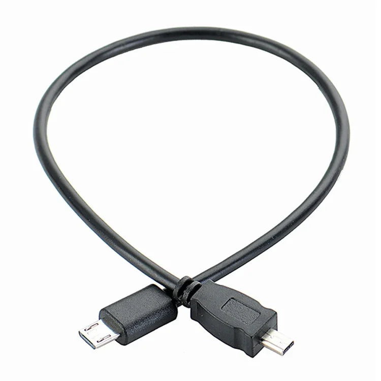 5條 30公分 Micro USB轉Mini 8針 USB OTG手機數據線，適用Nikon，Micro轉Mini 8針，適用Nikon