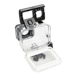 適用於 GoPro HERO6 /5 觸控螢幕 45米防水保護殼，帶扣環基本支架及螺絲，無需拆卸鏡頭，45米防水
