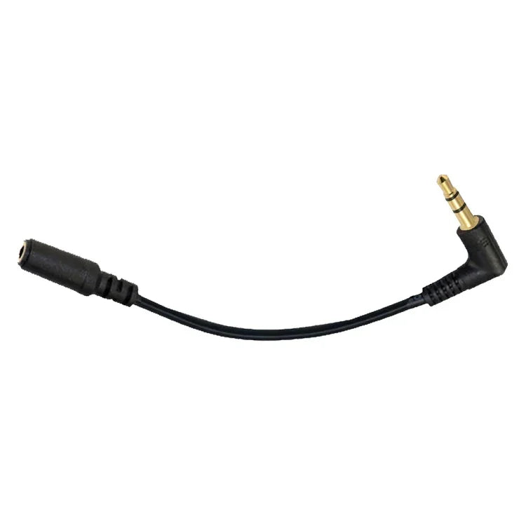 5 件裝 13cm 彎頭 3.5mm 音頻公對母電腦攝影機麥克風轉接線，彎頭 3.5mm