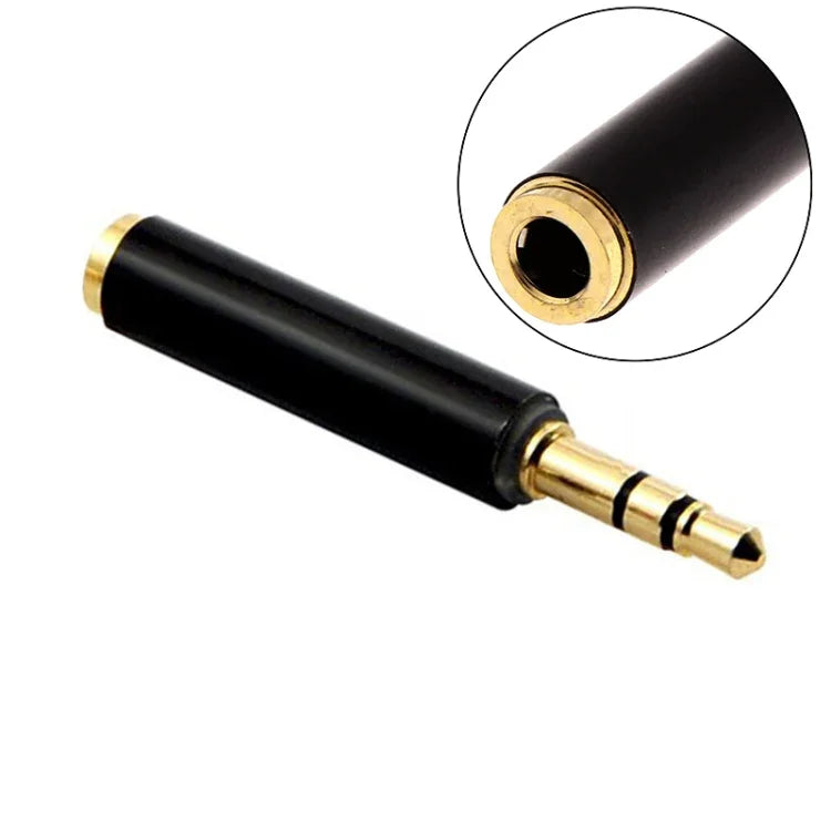 5 件裝 3.5mm 音頻 4 極母對 3 極公麥克風轉接器，4 極轉 3 極轉接器