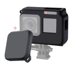 適用於 Insta360 One R 4K 帶框架防震矽膠保護殼，附鏡頭蓋，4K 保護殼 + 鏡頭蓋