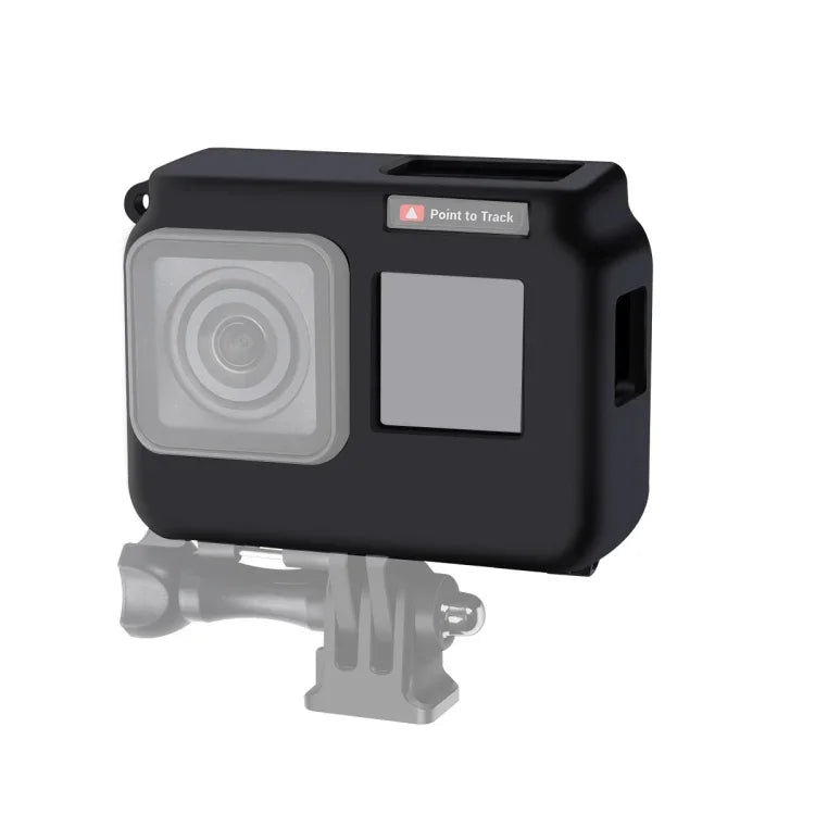 適用於 Insta360 One R 4K 帶框架防震矽膠保護殼，附鏡頭蓋，4K 保護殼 + 鏡頭蓋