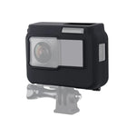 適用於 Insta360 One R 全景相機帶框架防震矽膠保護殼，附鏡頭蓋，全景保護殼 + 鏡頭蓋
