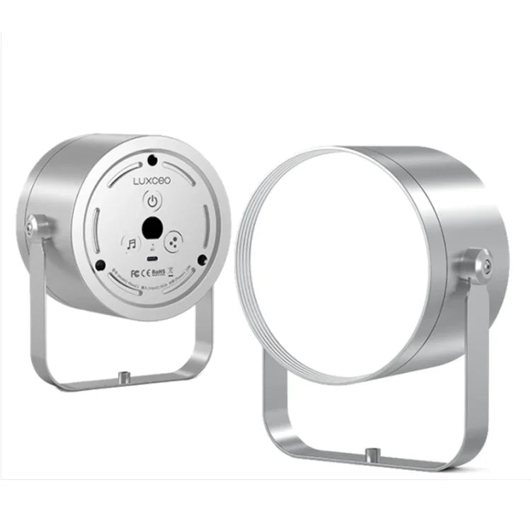 LUXCEO Mood2 RGB 氛圍補光燈，桌面節奏感應燈，帶遙控器