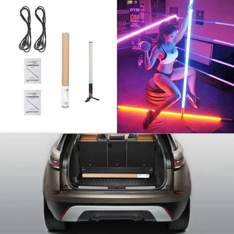 LUXCeO Mood1 50cm RGB 彩色氛圍節奏 LED 棒，手持視頻拍照補光燈，無三腳架，50cm