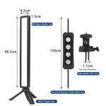 LUXCeO WS66 USB LED 直播補光燈，2500K-9000K 雙色溫，筆電會議補光燈，WS66