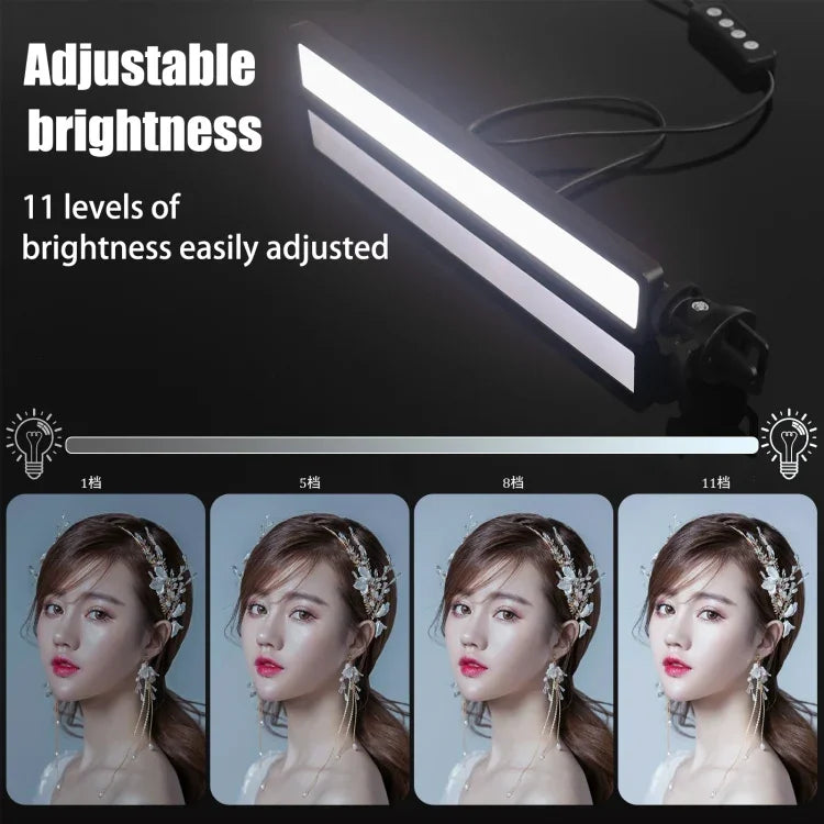 LUXCeO WS66 USB LED 直播補光燈，2500K-9000K 雙色溫，筆電會議補光燈，WS66