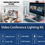 LUXCeO WS66 USB LED 直播補光燈，2500K-9000K 雙色溫，筆電會議補光燈，WS66