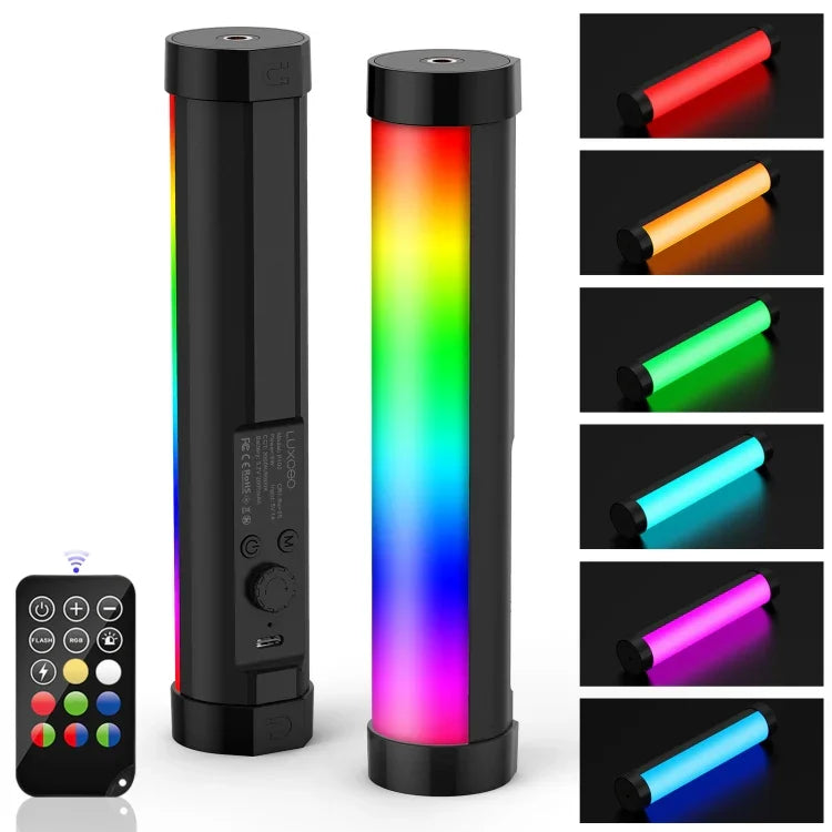 LUXCeO P100 RGB 攝影燈棒 手持補光燈 附遙控器，P100