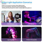 LUXCeO P100 RGB 攝影燈棒 手持補光燈 附遙控器，P100