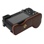 1/4吋螺紋 PU 皮革相機半套底座 適用 Sony ILCE-A6500 / A6500，適用 Sony ILCE-A6500 / A6500