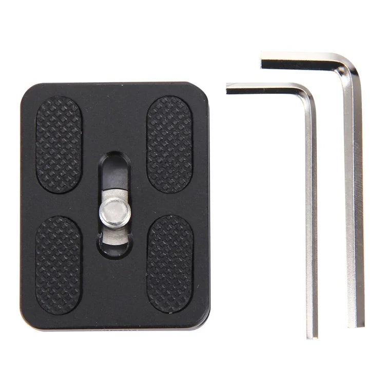 Fittest PU-50 Universal Aluminium Alloy Quick Release Plate with Rubber Cushion, PU-50