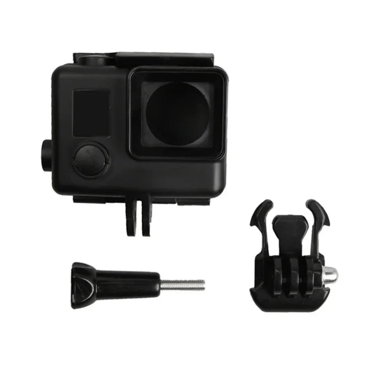 適用於 GoPro HERO4 ABS 骨架保護殼，帶扣環基本支架及導螺絲，HERO4