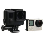 適用於 GoPro HERO4 ABS 骨架保護殼，帶扣環基本支架及導螺絲，HERO4