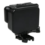 GoPro HERO6 / 5 2合1 觸控螢幕背蓋 + 45米防水保護殼（安裝時需拆卸鏡頭）附扣環基本支架與導螺桿，需拆卸鏡頭
