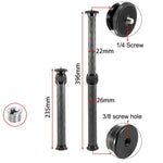 BEXIN P262C 235mm-396mm 三腳架延長桿碳纖維中柱三腳架延長器，P262C
