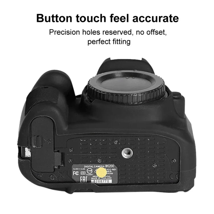 Nikon D5200 軟矽膠保護殼，適用 Nikon D5200