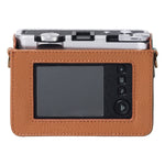 For FUJIFILM instax mini Evo Full Body Camera Genuine Leather Case Bag with Strap, For FUJIFILM instax mini Evo