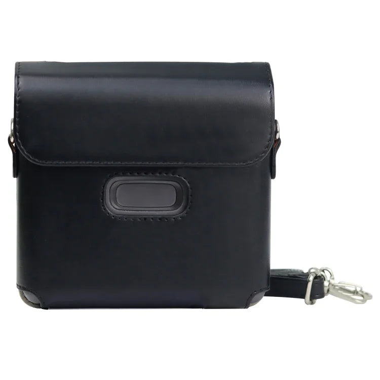 適用於 FUJIFILM instax Link WIDE 全身 PU 皮革保護套附背帶，適用於 FUJIFILM instax Link WIDE