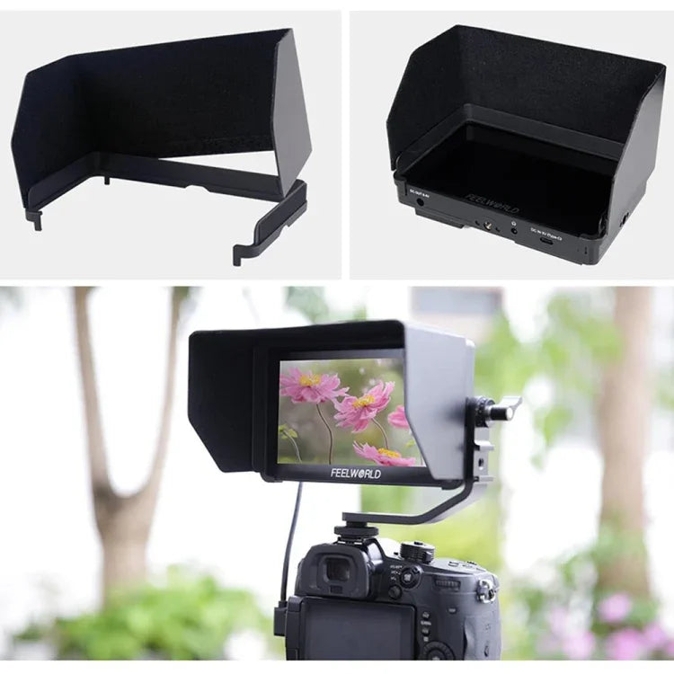 FEELWORLD F5 Pro V4 6 吋觸控螢幕 DSLR 相機外接監視器，3D LUT，4K HDMI 輸入輸出，傾斜支架，F5 Pro V4
