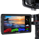 FEELWORLD FW568 V3 6 吋 3D LUT DSLR 相機外接監視器，IPS 全高清 1920 x 1152，支援 HDMI 輸入輸出，傾斜支架