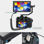FEELWORLD FW568 V3 6 吋 3D LUT DSLR 相機外接監視器，IPS 全高清 1920 x 1152，支援 HDMI 輸入輸出，傾斜支架