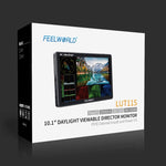 FEELWORLD LUT11S 10.1 吋超高亮度 2000nit 觸控螢幕 DSLR 攝影機現場監視器，3G-SDI 4K HDMI 輸入輸出 1920 x 1200 IPS 面板，LUT11S