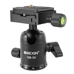 BEIXIN QB-30 360 度旋轉全景金屬球頭，附快拆板，QB-30