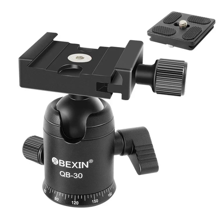 BEIXIN QB-30 360 度旋轉全景金屬球頭，附快拆板，QB-30