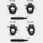 BEXIN DT-02S/S 2D 360 度全景重型三腳架流體阻尼雲台，附快拆板，DT-02S/S