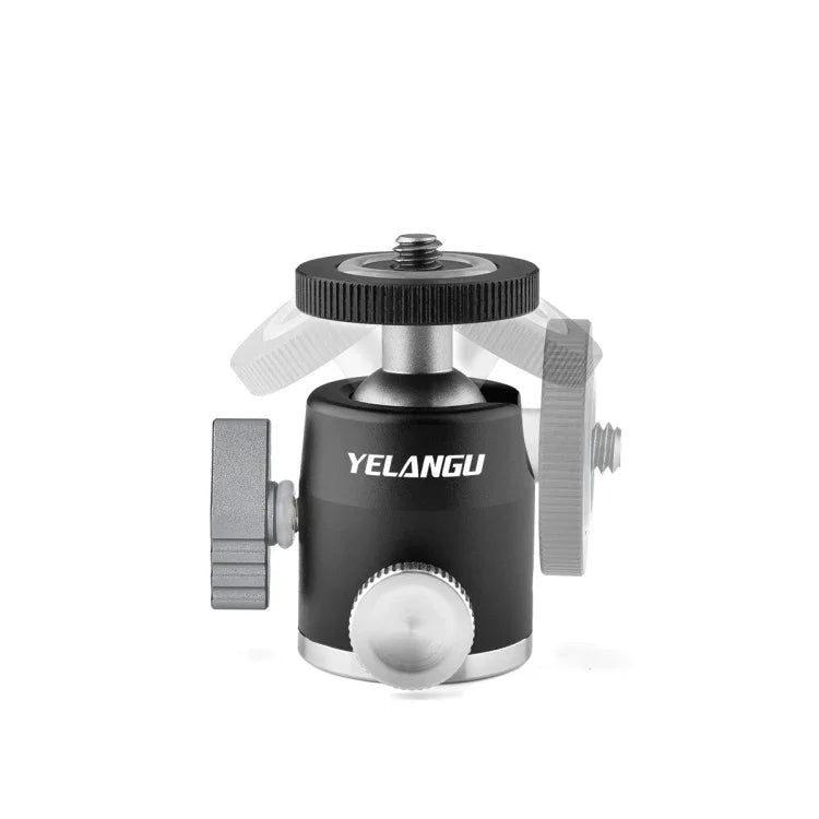YELANGU LW-A01 全景金屬三腳架球型雲台轉接器, LW-A01
