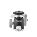 YELANGU LW-A01 全景金屬三腳架球型雲台轉接器, LW-A01